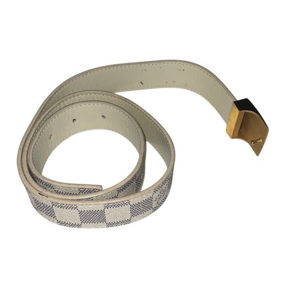 Louis Vuitton Damier Azur belt W/ Box and Dust bag. - Picture 13 of 15